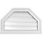Ekena Millwork Octagonal Top Surface Mount PVC Gable Vent w/ 2"W x 2"P Brickmould Sill Frame, 22"W x 14"H GVPOT22X1403SF - alternate 1
